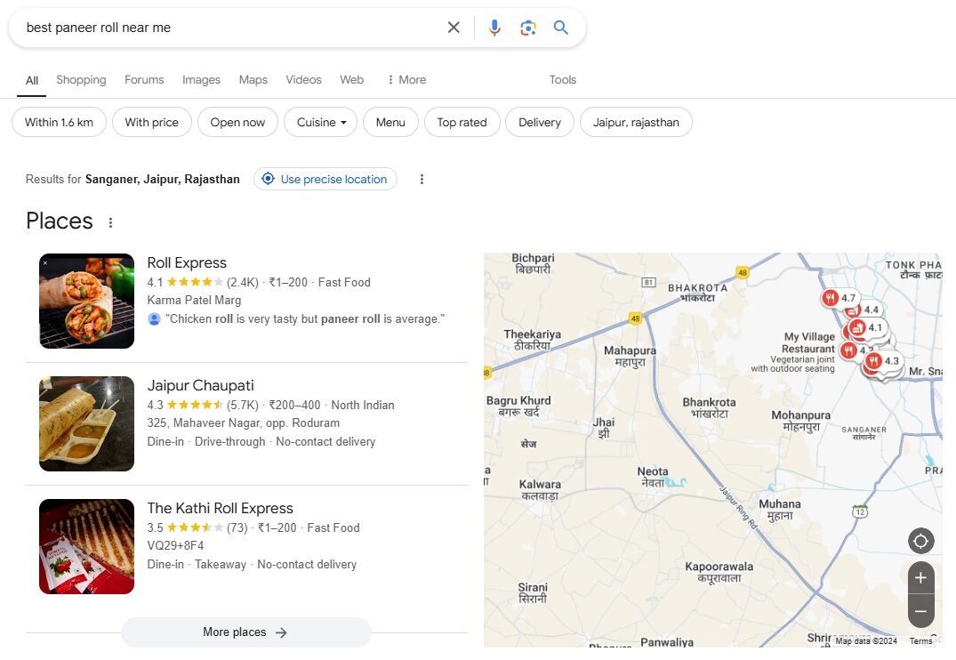 Local Seo Example