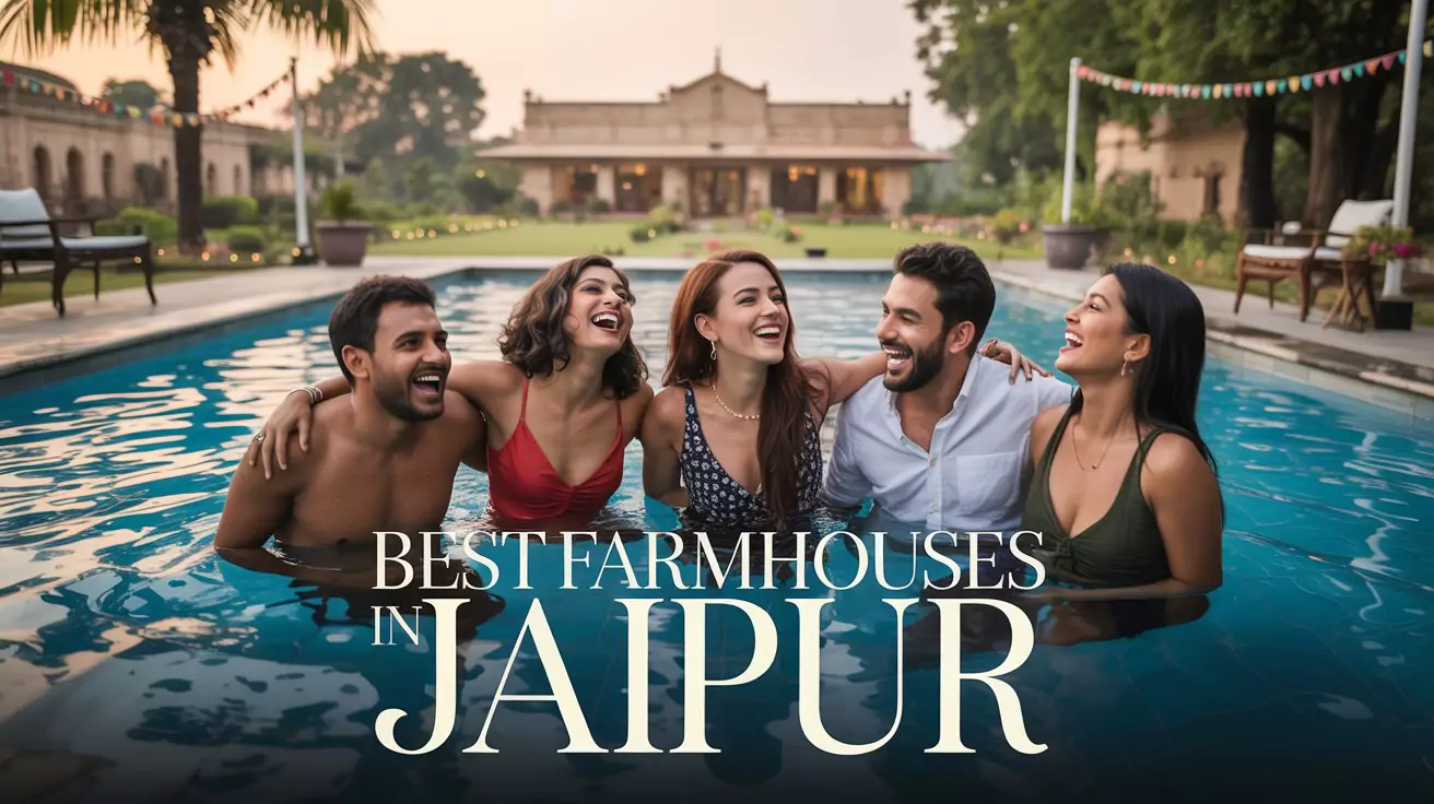 Farmhouse in Jaipur for Party with Swimming Pool