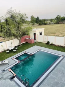Sajjan Bagh Jaipur | Cozy 2BHK Farmstay with Pool & Lawn 3